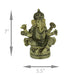 Exquisite Hindu Deity Ganesha: Elephant God on Lotus Flower Resin Statue - Spiritual Home Decor Figurine of Wisdom,