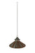 14-Inch Diameter Rustic LED Chain Hanging Lamp: Battery Operated, Aged Accent Light Perfect for Indoor Spaces, Adding Warmth