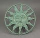 Green - Image 3 - Verdigris Green Finish Cast Iron Sun Face Decorative Wall Mounted Garden Hose Hanger Holder - 12 Inches in