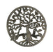 Cast Iron Tree of Life Decorative Wall-Mounted Garden Hose Hanger - Stylish Outdoor Décor with a 12-Inch Diameter -
