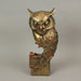 Enchanting Resin Steampunk Owl Sculpture: Intricate Clockwork Design, Hand-Painted Bronze Finish, Perfect Home Decor Accent