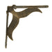 Bronze - Image 2 - Set of 2 Bronze Finish Cast Iron Whale Tail Wall Shelf Brackets/Planter Holders - Stylish 7.75-Inch