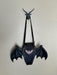 Set of 2 Black Cast Iron Baphomet Wall Hooks: Decorative Coat and Towel Rack, Each 6 Inches High, Easy Installation, Perfect