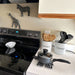 Set of 3 Black Cast Iron Animal Trivets - Elephant, Zebra, Giraffe - Perfect for Kitchen Use or Decorative Wall Hangings, 9