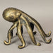 Exquisite Antique Gold Finish Cast Iron Octopus Book End / Phone Holder Stand - Decorative Bookend, Nautical Delight, and