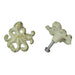 White - Image 7 - Set of 6 Rustic White Finish Cast Iron Octopus Drawer Pulls - Decorative Cabinet Knobs - Nautical Home