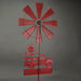 Farmhouse Style Red Farm Truck Windmill Spinner Welcome Garden Stake 72 Inches Outdoor Décor Image 3