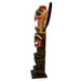 Light Brown - Image 10 - Hand-Painted and Carved Light Brown Northwest Coast Style Eagle Totem Pole Sculpture: Wooden