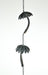 Brown - Image 2 - Bronze Finish Metal Tropical Palm Tree Rain Chain with Attached Hanger, Ideal for Collecting Rainwater,
