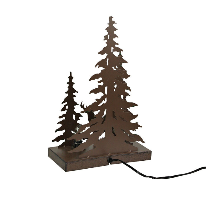 Deer - Image 9 - Rustic Metal Deer Forest Stroll Accent Lamp - Charming Woodland Cabin Home Decor with a Majestic Wildlife