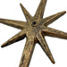 Gold - Image 8 - Set of 3 Gold Finish Cast Iron 8-Pointed Atomic Starburst Wall Hooks - Mid-Century Modern Elegance - Easy