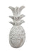 10 Inch White Pineapple Hanging Wall Art Carved Wood Sculpture Home Decor Plaque Image 1