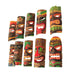 10 Piece Polynesian Party Hand Carved Wooden Island Wall Hanging Tiki Masks -10 Inches High - Artisan Crafted - Perfect for