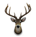 12 Point Buck Deer Head Bust Wall Hanging Lodge Decor Trophy Mount 23.5 Inches Image 2