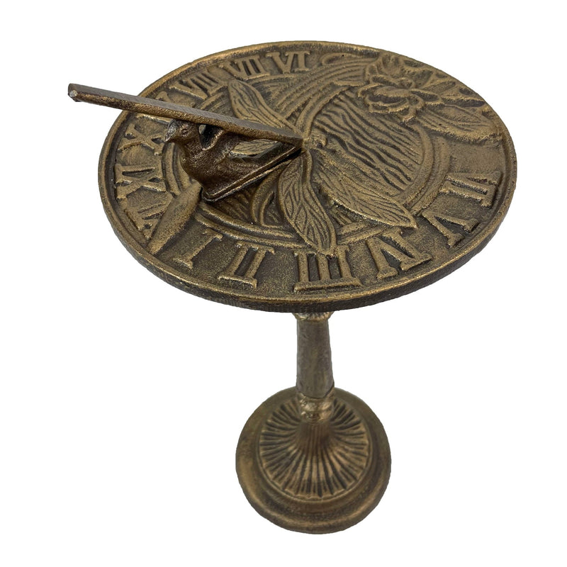 Bronze - Image 2 - 21-Inch Cast Iron Bronze Dragonfly Sundial: A Unique Blend of Artistry and Functionality for Your Garden,