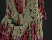 Pink and Blue Dip Dyed Boho Cotton Macrame Dream Catcher Image 3