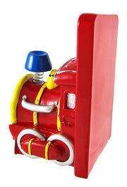 Charming Red Train Engine Bookends Image 3