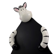 Add a Fun and Whimsical Touch with the Comical Zebra Chalkboard Menu Board - Perfect for Homes, Cafes, Restaurants, and Daily
