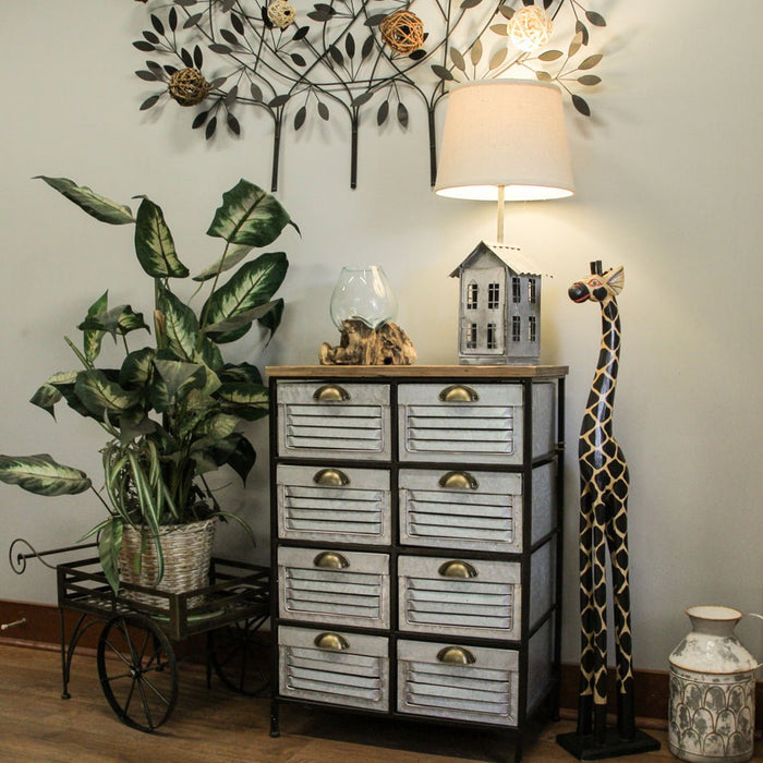 Giraffe - Image 5 - Hand-Carved 36-Inch Tall Hand-Stained Brown Wood Giraffe Sculpture: A Striking Safari Home Decor Accent,