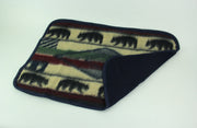 Yuma Bear Wildlife Plush Fleece Standard Pillow Sham 27 x 21 Inches Image 3