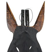 Natural Brown Giraffe - Image 4 - Natural Brown African Giraffe Jungle Mask Africa Decor Wood Wall Hanging 19 Inches High
