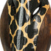 Natural Brown Giraffe - Image 5 - Natural Brown African Giraffe Jungle Mask Africa Decor Wood Wall Hanging 19 Inches High