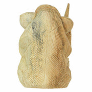 Cheeky Monkey Flipping the Bird - Handcrafted Indonesian Mahogany Rude Gesture Wood Statue - Artisan Crafted - Unique Home