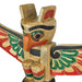 Brown - Image 3 - Handcrafted Northwest Coast Style Eagle Totem Pole Sculpture: Wooden Artistry in Primitive Decor, 20 Inches