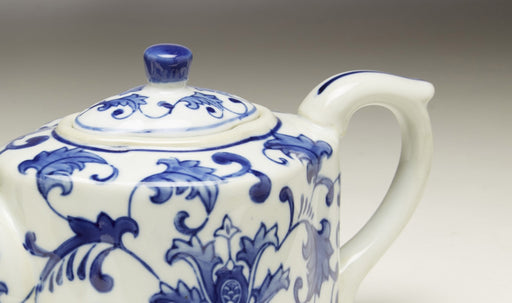 AA Importing 59804 Blue And White Ceramic Tea Pot Image 2