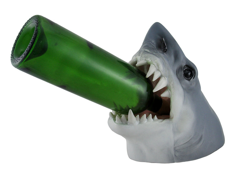 Parched Predator Shark Head Wine Bottle Holder Image 3