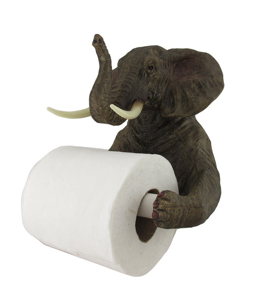 Trunk Up Elephant Bath Tissue Holder Image 2
