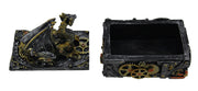 Secret Steam Dragon Decorative Steampunk Trinket Box 6 inch Image 3