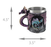 Purple Gothic Dragon Decorative Tankard Celtic Knot Work Mug / Pencil Holder 10 Ounce Image 4