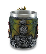 Gothic Dragon Tankard Celtic Knot work Mug w/Stainless Steel Insert Image 2