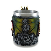 Gothic Dragon Tankard Celtic Knot work Mug w/Stainless Steel Insert Image 2
