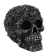 Scrap Head Steampunk Junk Pile Nuts & Bolts Covered Skull Statue 6 inch Image 1