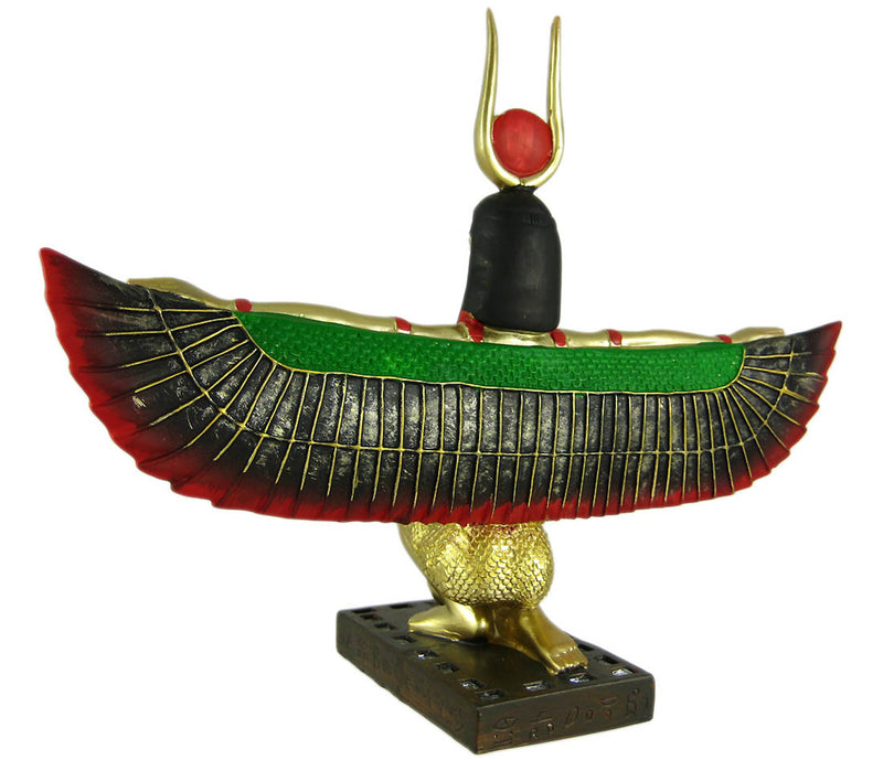 Winged Isis Egyptian Goddess Statue Deity Mythology Image 3