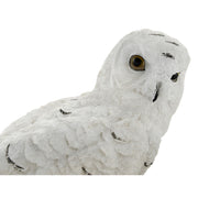 Beautiful Snowy Owl on a Branch Statue Image 4