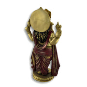 Golden Ganesha Standing Hindu God Statue Image 3