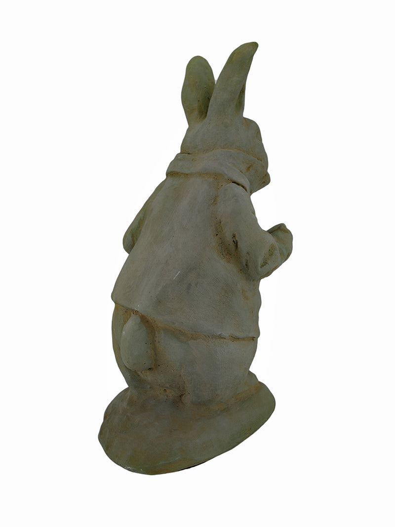3 Pc. Adventures in Wonderland Alice White Rabbit & Mad Hatter Statue Set-CEMENT Image 5