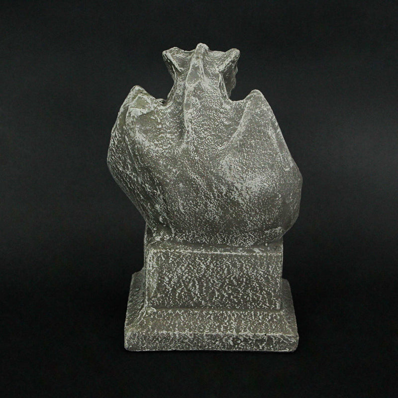 Gargoyle With Laptop Computer Concrete Statue Image 3