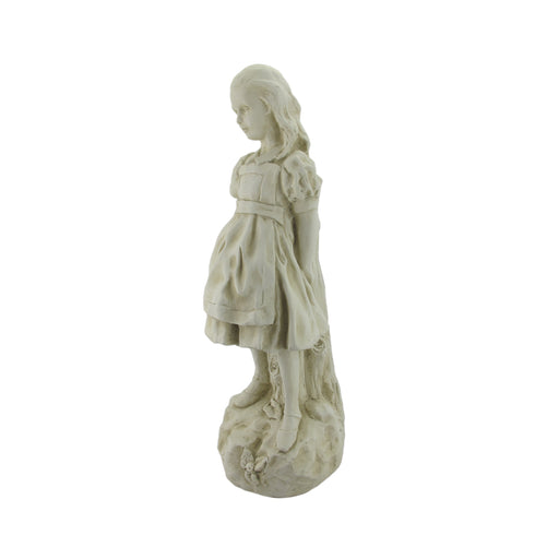 19 Inch Alice in Wonderland Museum White Garden Statue-RESIN Image 2