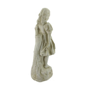 19 Inch Alice in Wonderland Museum White Garden Statue-RESIN Image 3