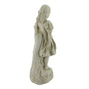 19 Inch Alice in Wonderland Museum White Garden Statue-RESIN Image 3
