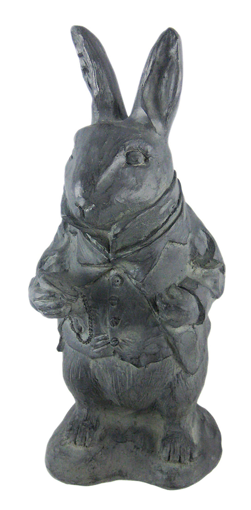`Alice In Wonderland` White Rabbit Garden Statue - RESIN Image 1
