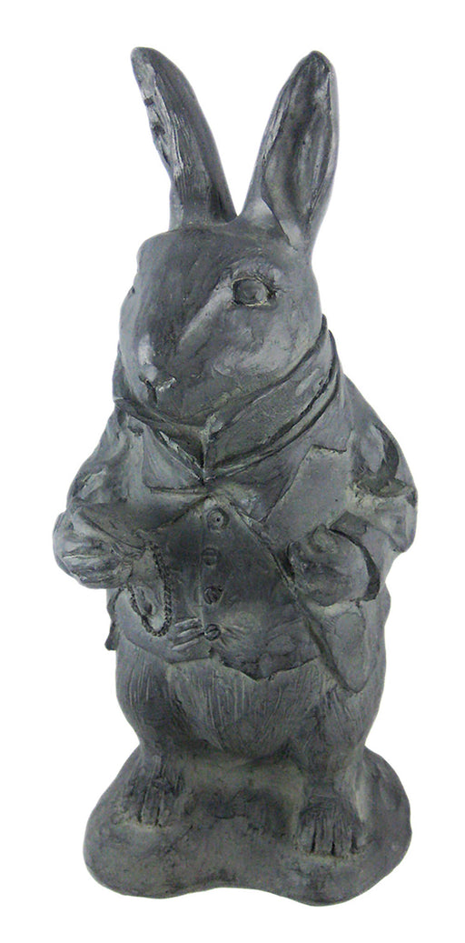 `Alice In Wonderland` White Rabbit Garden Statue - RESIN Image 1