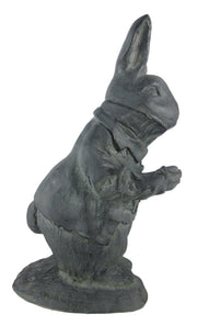 `Alice In Wonderland` White Rabbit Garden Statue - RESIN Image 2