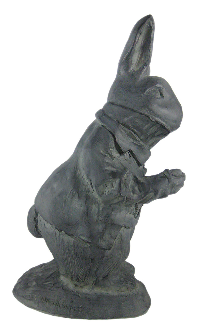 `Alice In Wonderland` White Rabbit Garden Statue - RESIN Image 2