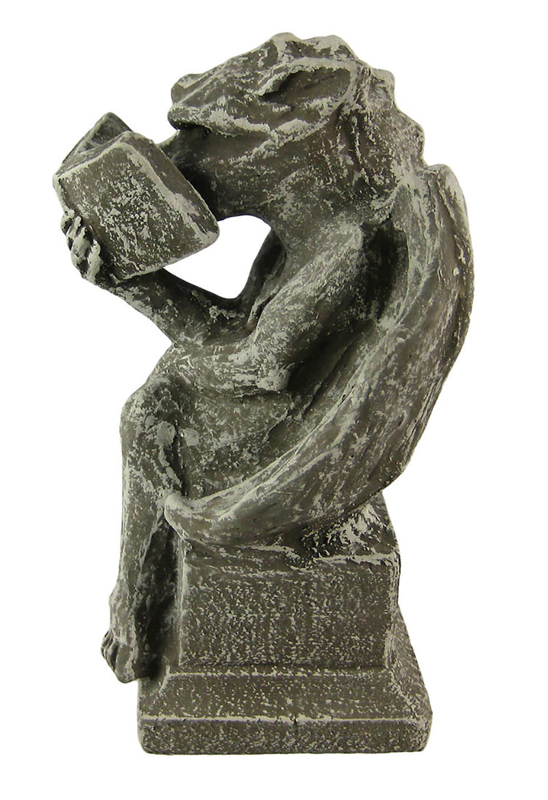 Cool Bookworm Gargoyle Book Ends Bookends Reading Image 2