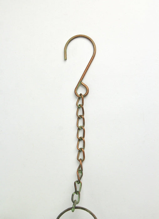 Copper - Image 3 - 78 Inch Aged Copper Metal Rain Chain Decorative Bird Patio Decor Garden Accent